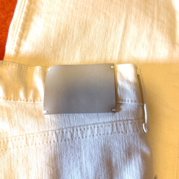 Zara oyster white high rise bootcut cropped jeans NWT - Picture 11 of 12